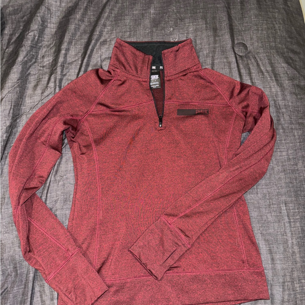 Pink Victoria Secret Quarter Zip
